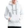 Women’s Premium Retro Logo Hoodie - white