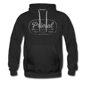 Men’s Premium Retro Logo Hoodie - black